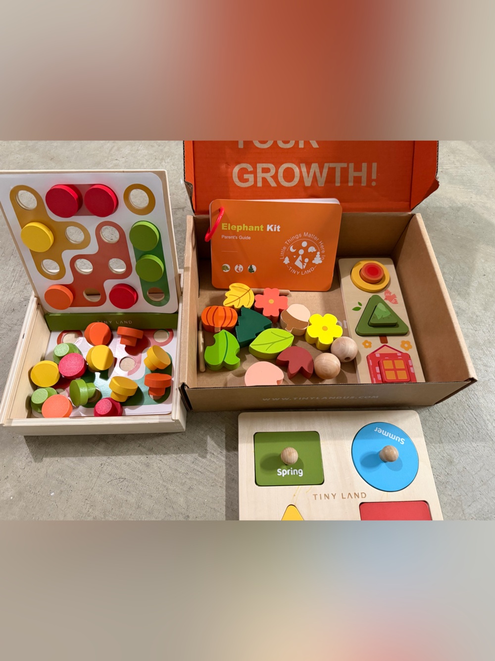 Tiny land Montessori play kit (18-24 months)